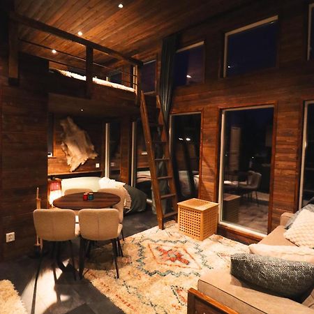 Reindeer River Lights Lodge Kiruna Ngoại thất bức ảnh
