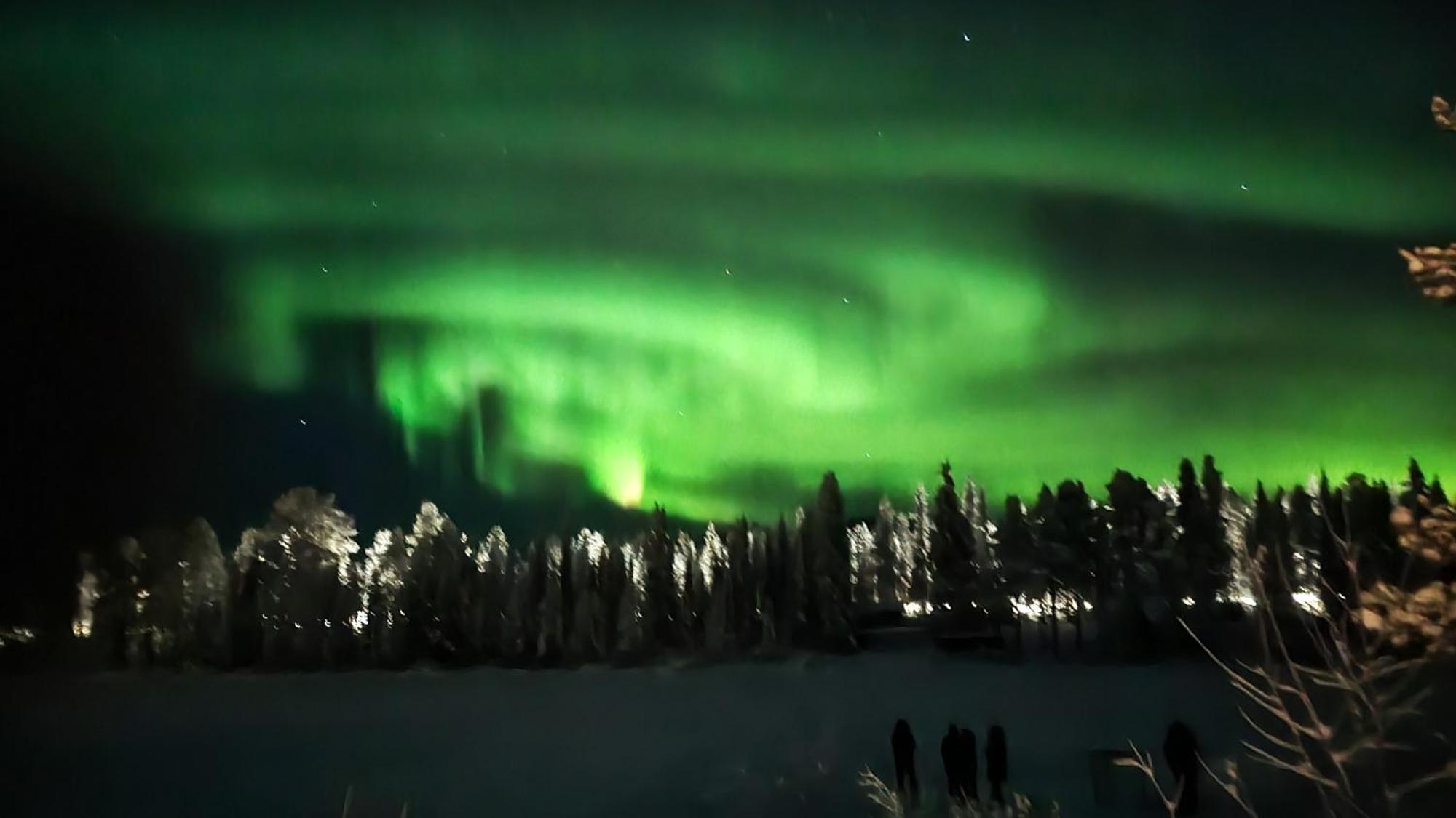 Reindeer River Lights Lodge Kiruna Ngoại thất bức ảnh