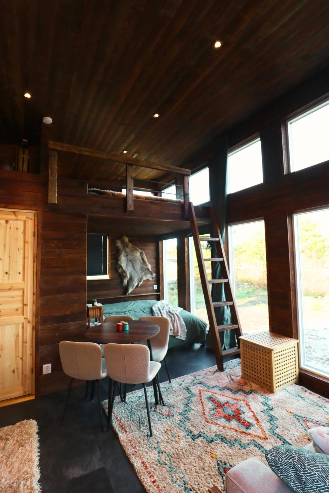 Reindeer River Lights Lodge Kiruna Ngoại thất bức ảnh
